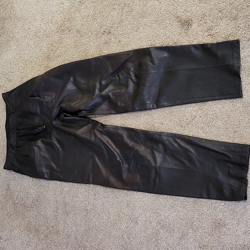 Wilson's soft lamb leather pants with belt loops very cute.